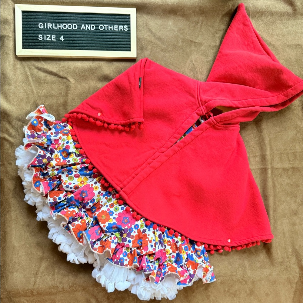 Little Red Riding Hood Outfit with Girlhood Twirl Dress